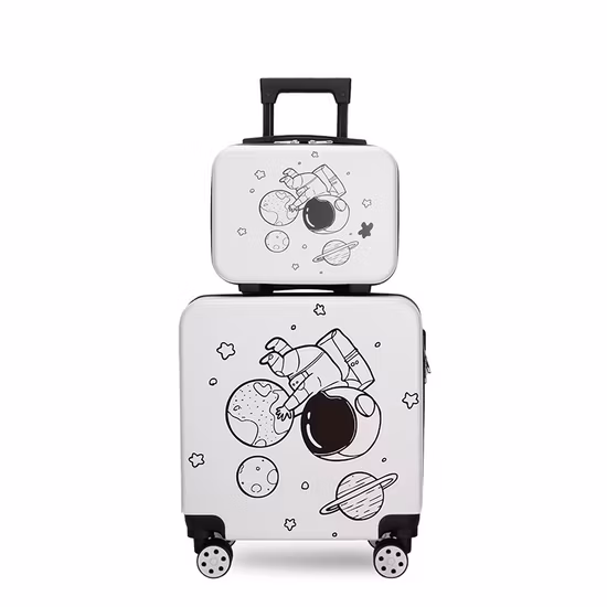 卸売-カスタム旅行スーツケース新しい 16 インチ旅行スーツケース多機能 ABS キッズトロリースーツケース子供スクータートロリー荷物スーツケース