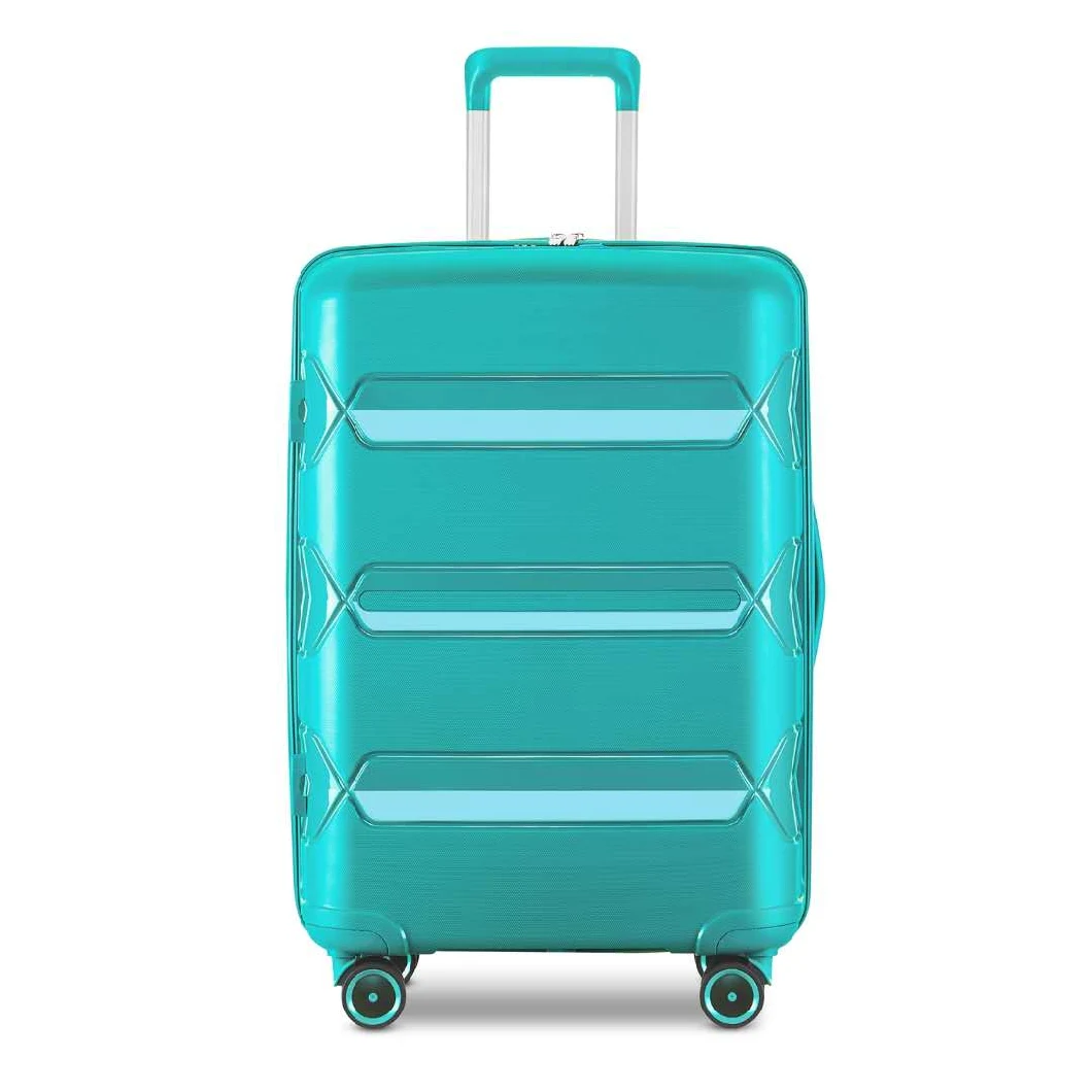 Hard Shell Carry on 3 PCS Trolley Suitcase High Quality PP Trolley Luggage Sets Bags Cases (XHPP005)